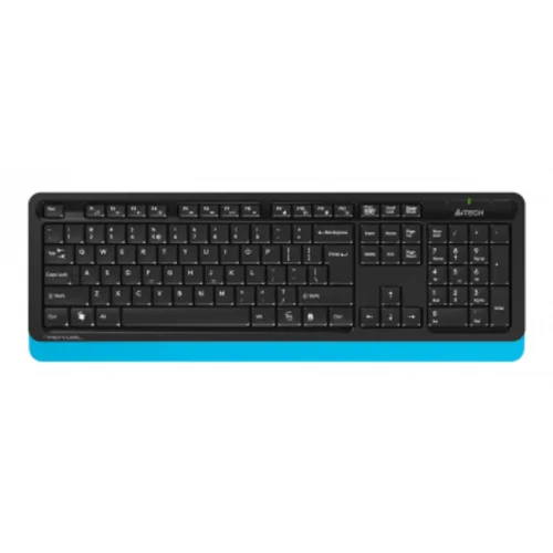 Клавиатура + мышь A4Tech Fstyler FG1010 клав:черный/синий мышь:черный/синий USB беспроводная Multimedia (FG1010 BLUE)